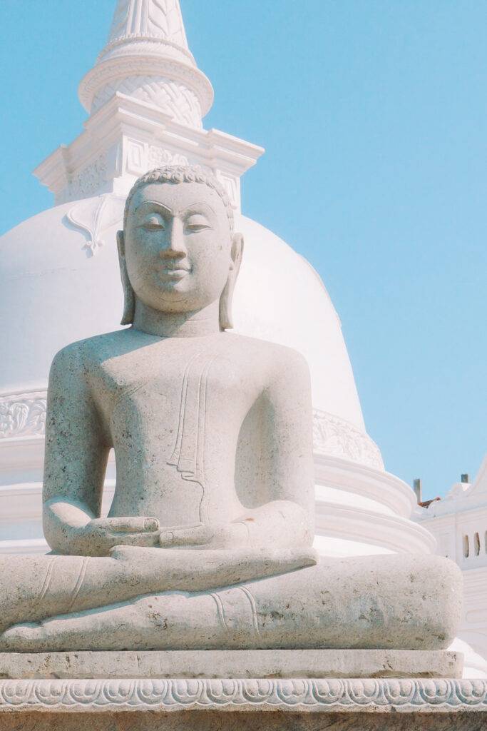 Buddha Statue in Galle, Sri Lanka