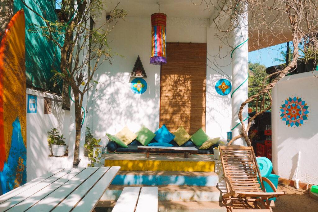 Peaceful restaurant in Sri Lanka