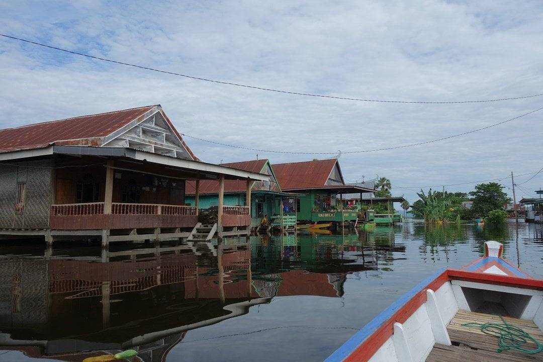 Flooded houses, danau tempe, sulawesi, indonesia, flood, floating village