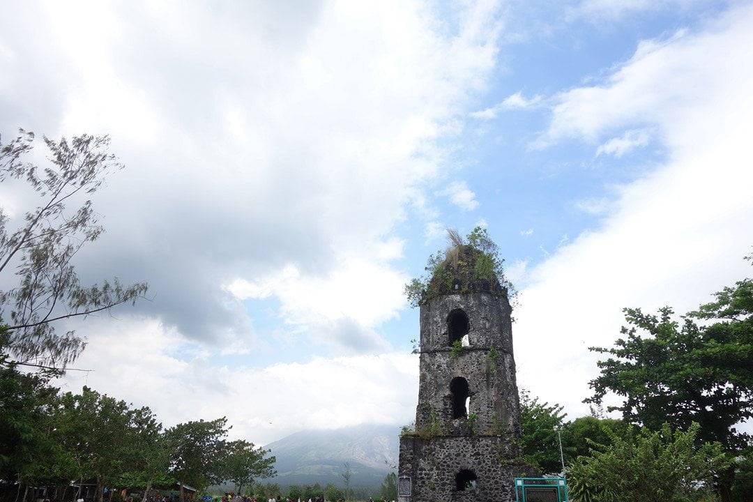 Cagsawa ruin park, tourist spots in Legazpi
