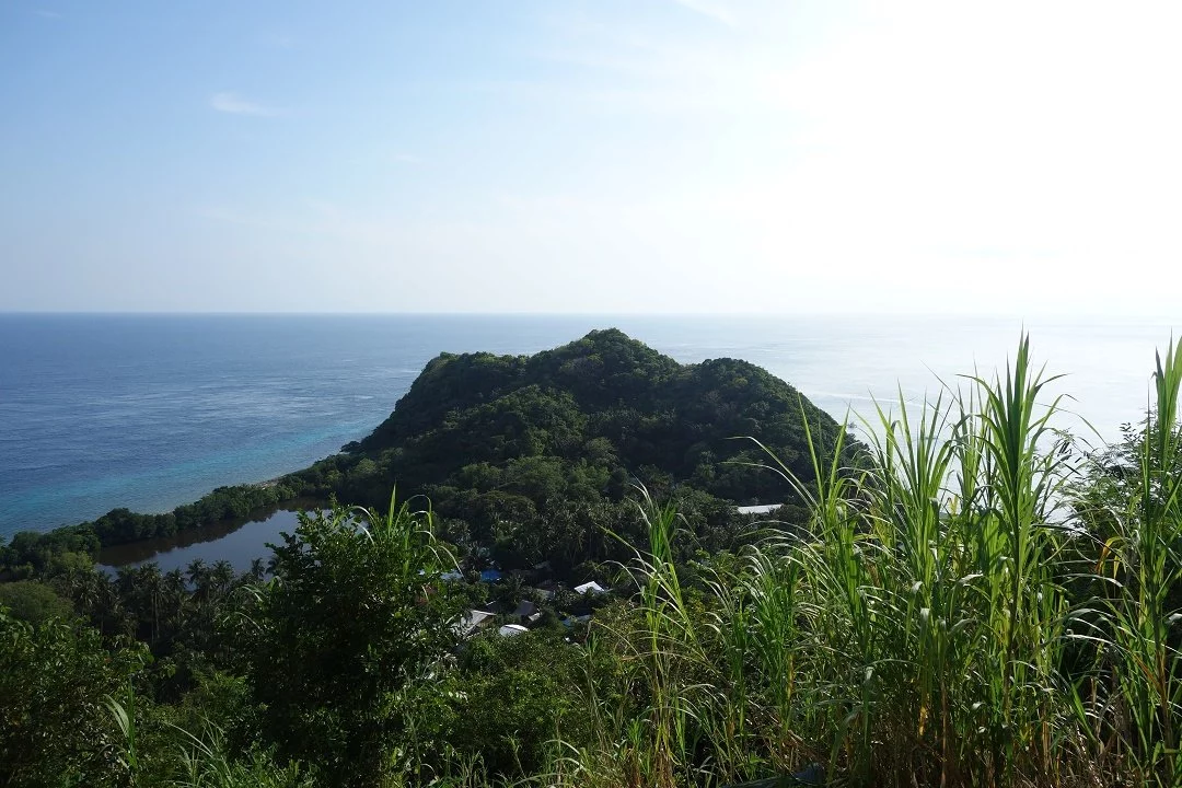 View over Apo island, Philippines