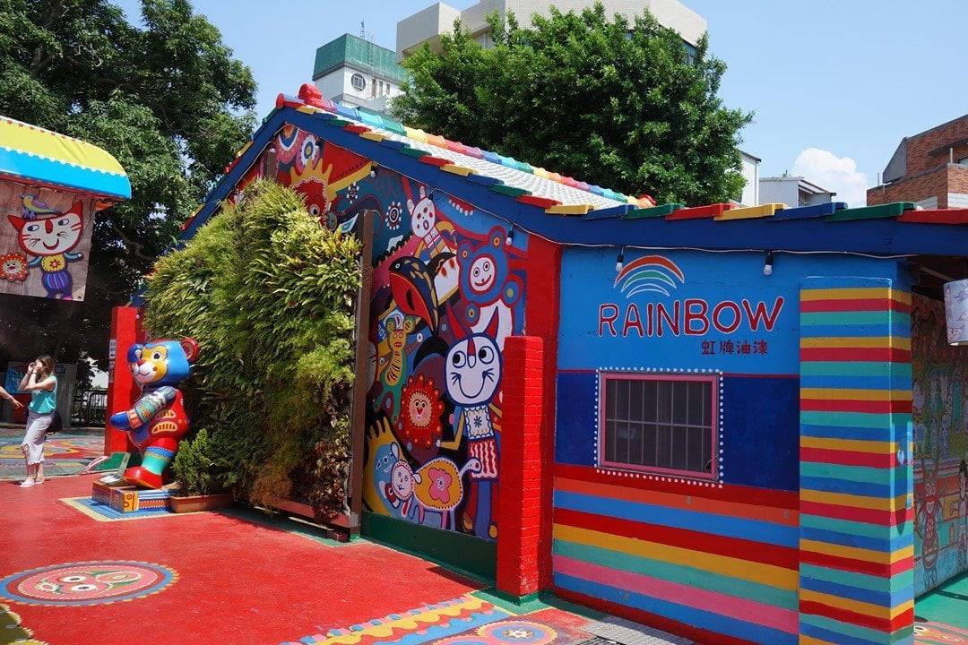 Thing to do in Taichung - Rainbow village, Taiwan