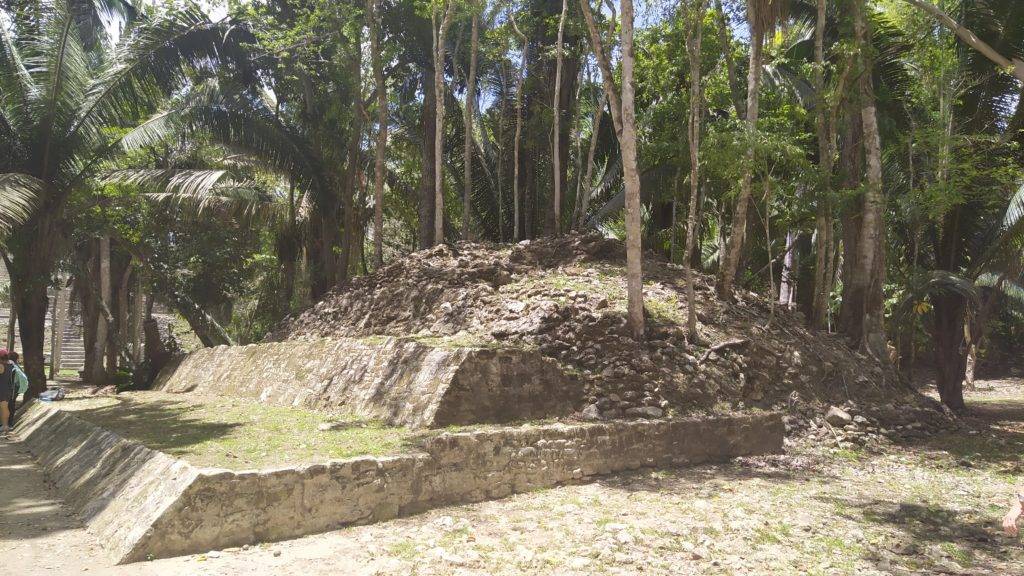 The ball court, Maya ruins, Lamanai ruins, Belize