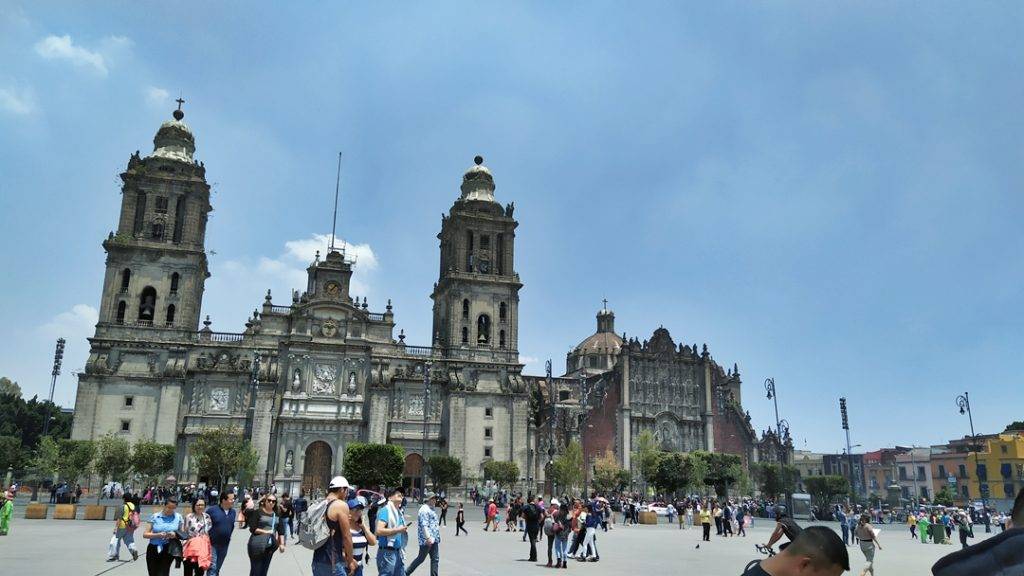 Metropolitan Cathedral and Zocalo, Mexico City