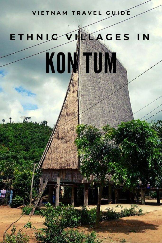 Communal house near Kon Tum, Vietnam