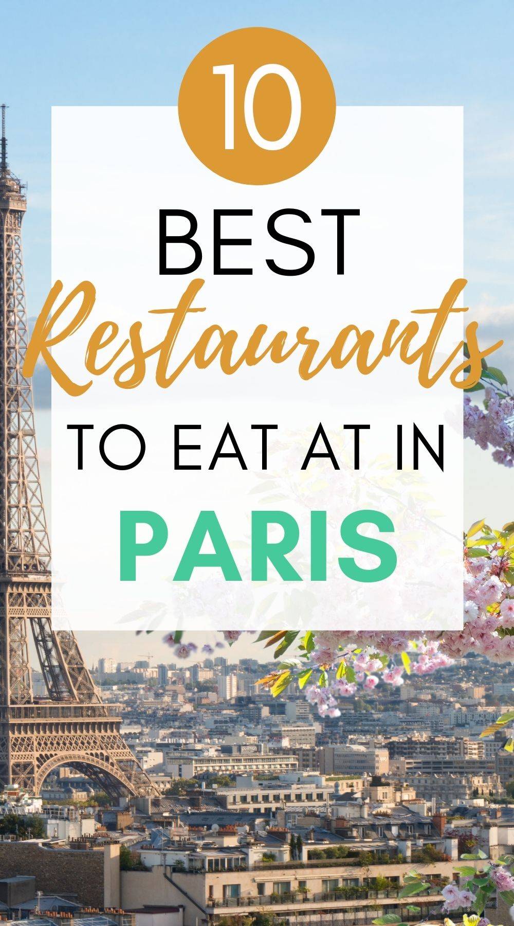 Where to eat in Paris