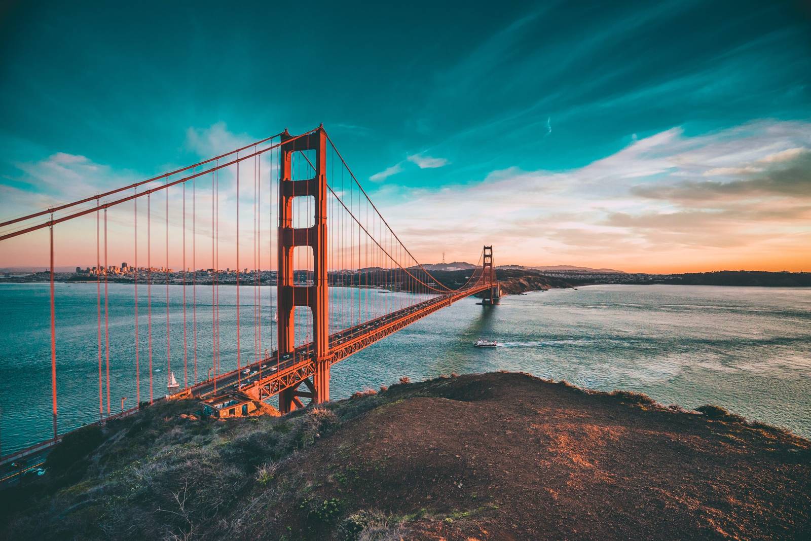 San Francisco, romantic getaway in the USA