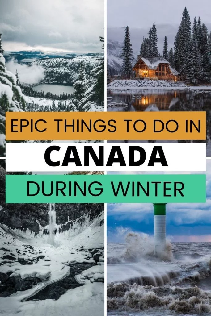 Canada Bucket list winter activities