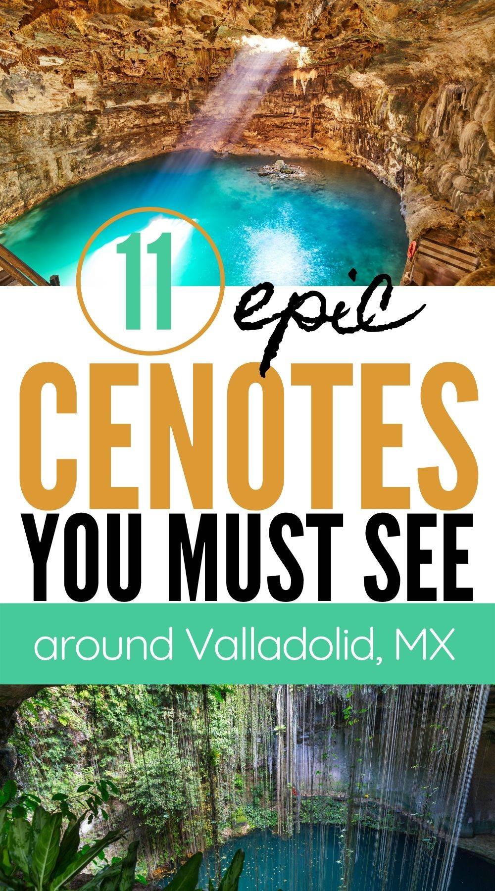 Cenotes in Valladolid, Mexico