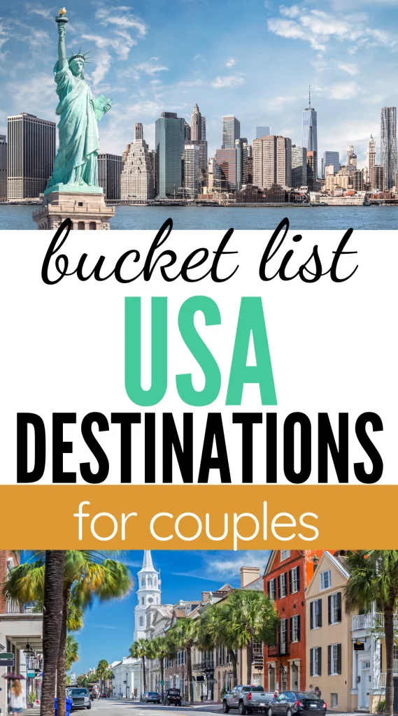 Romantic destinations in the US