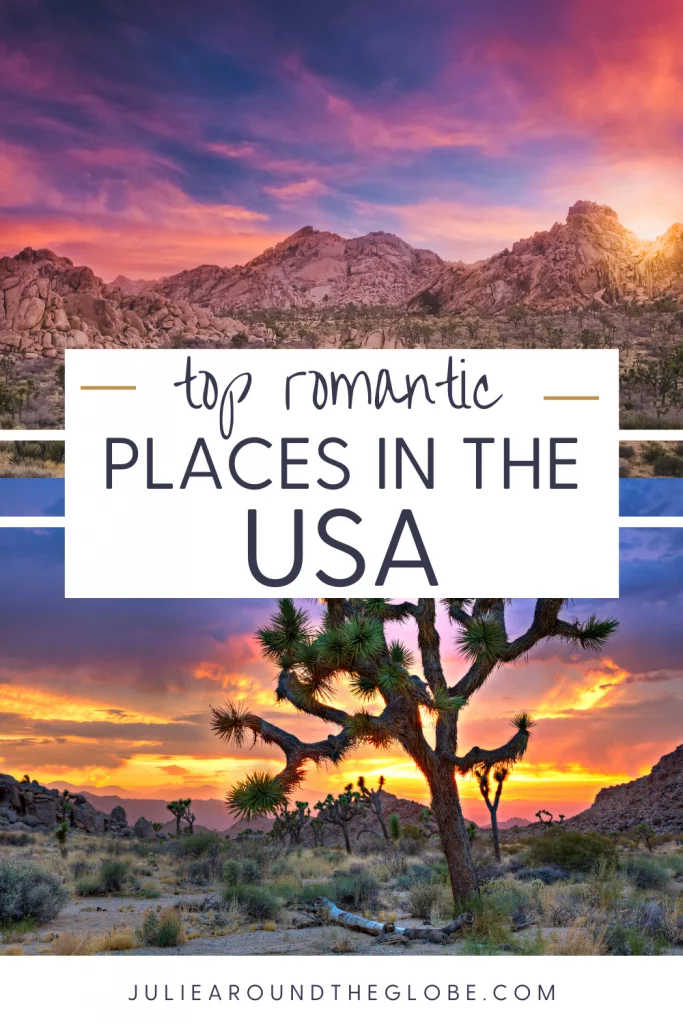 Romantic destinations in the US