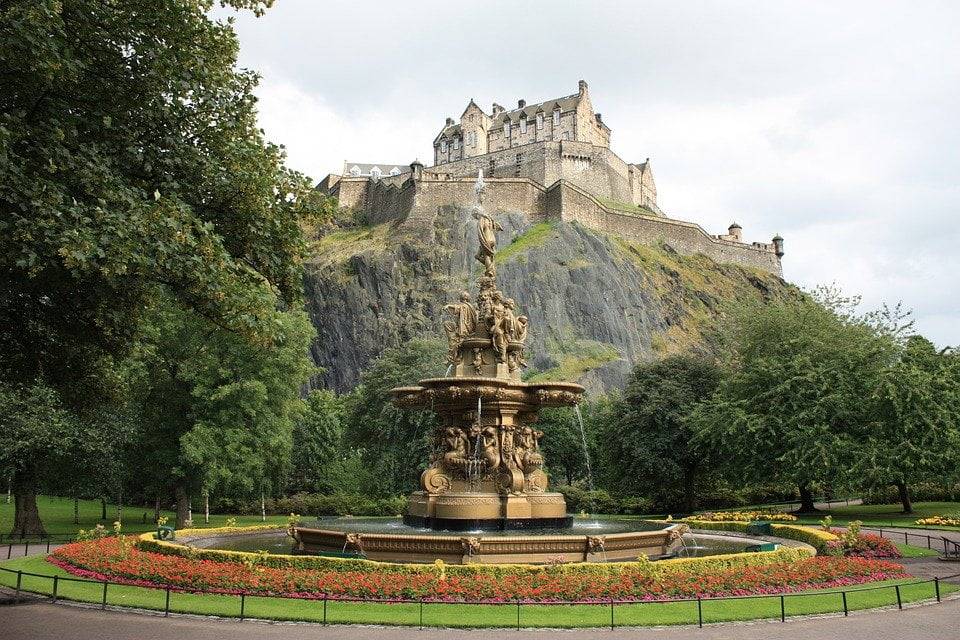 Edinburgh castle, Scotland