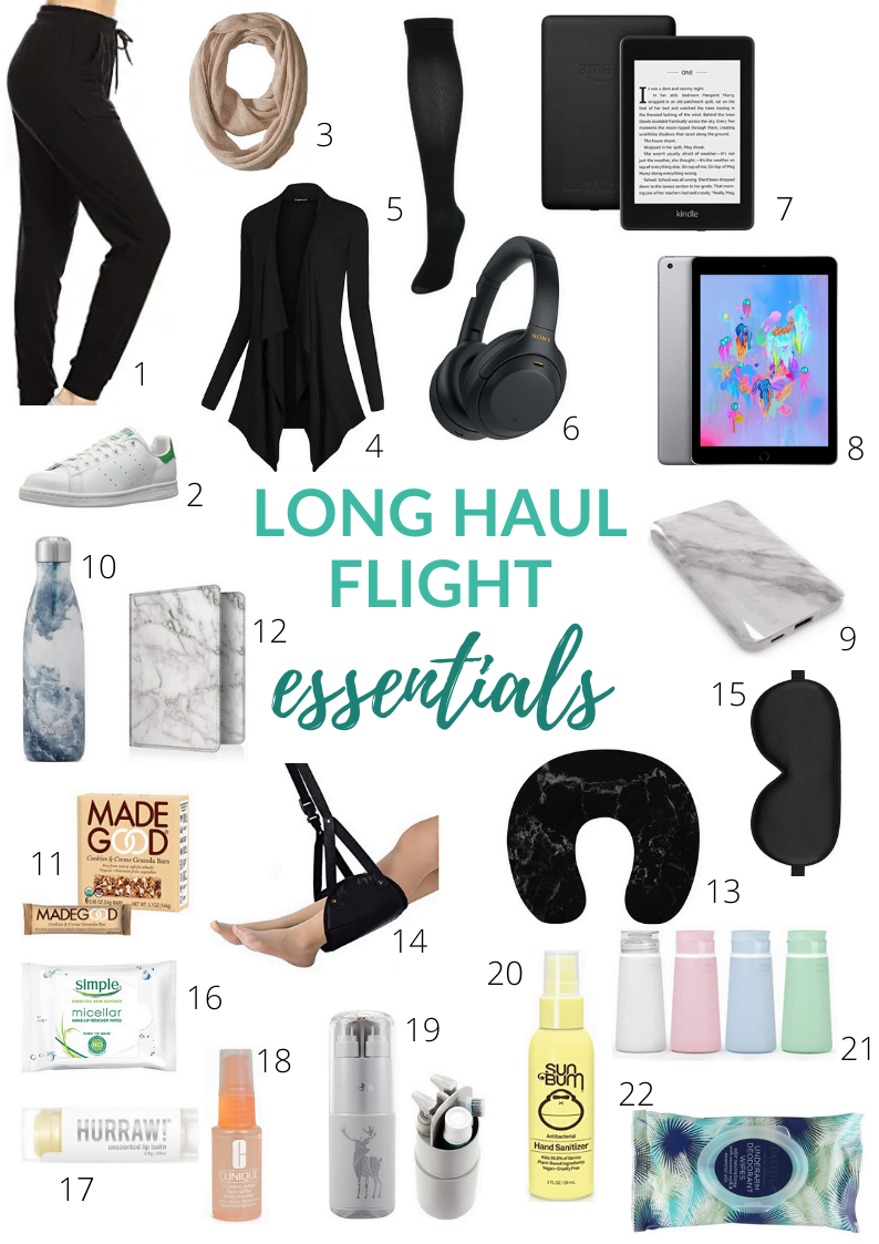 30 Best travel accessories for long flights Julie Around the Globe