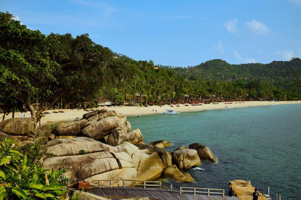 Beach in Koh Phangan, Island in Thailand