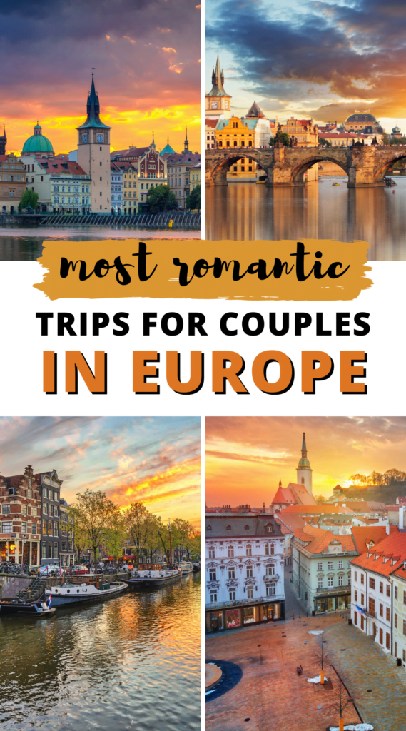 Romantic places in Europe