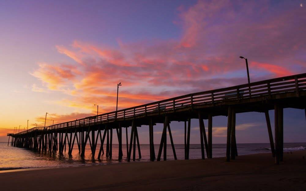 Virginia Beach at sunset-unsplash