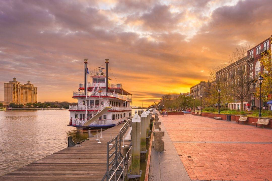 Riverboat in Savannah, Georgia