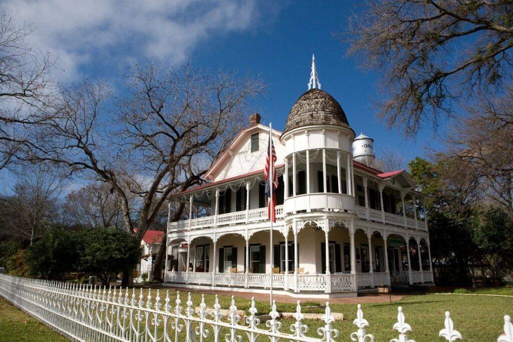 Victorian Mansion in Gruene, Texas