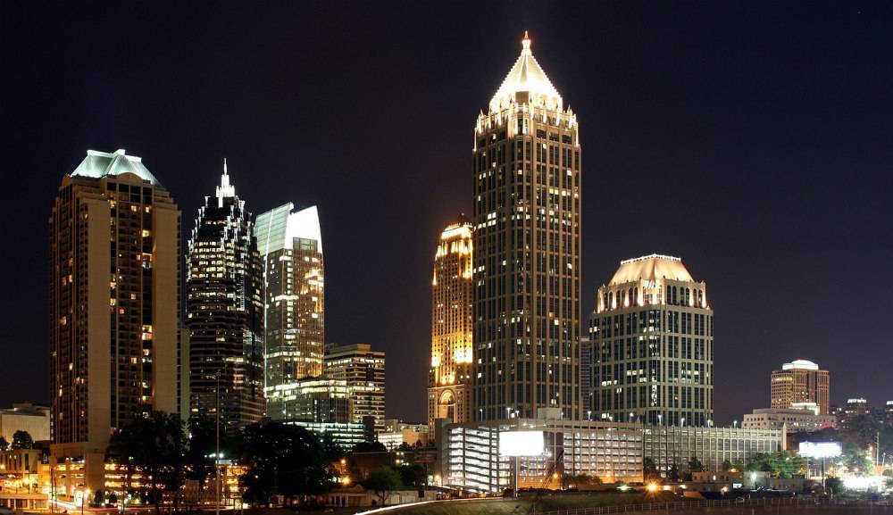 Atlanta Skyline at night