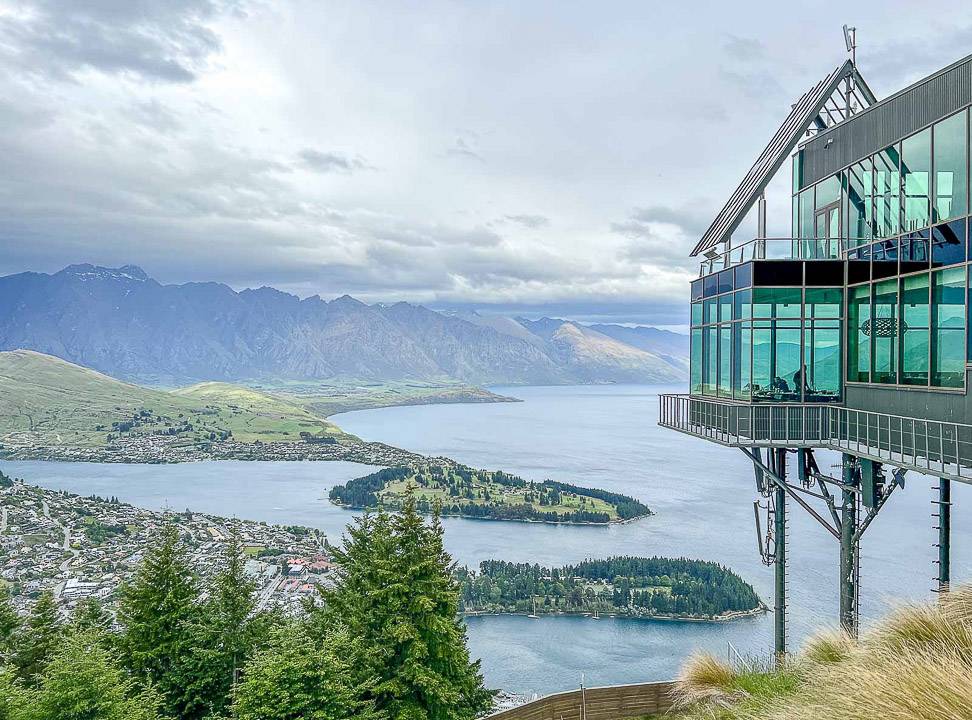 View from the top of the Skyline Gondola, Queenstown, New Zealand