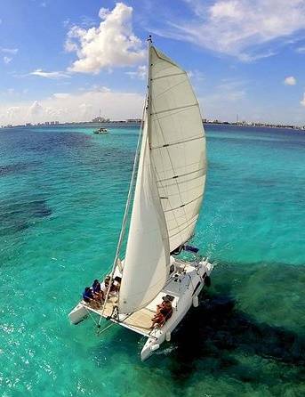 Private Isla Mujeres Catamaran Tour From Cancun with Open Bar