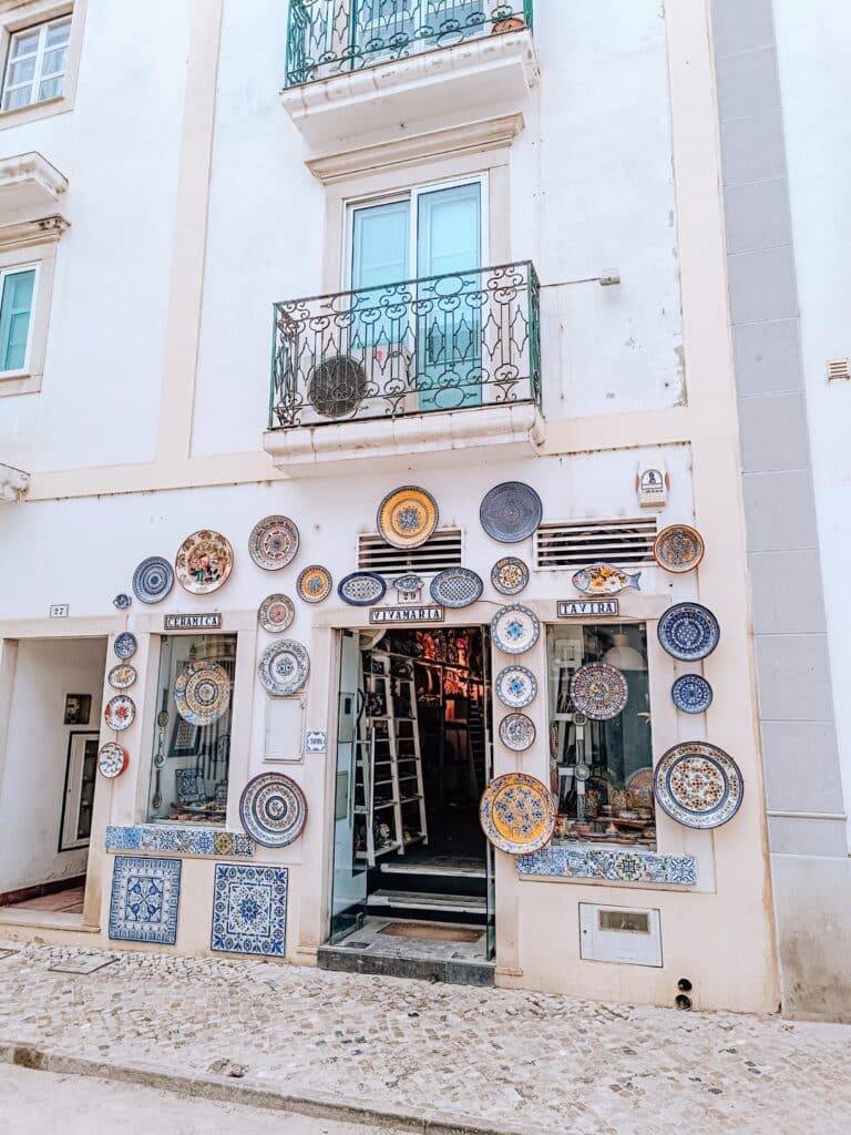 Ceramic shop in Tavira, Algarve