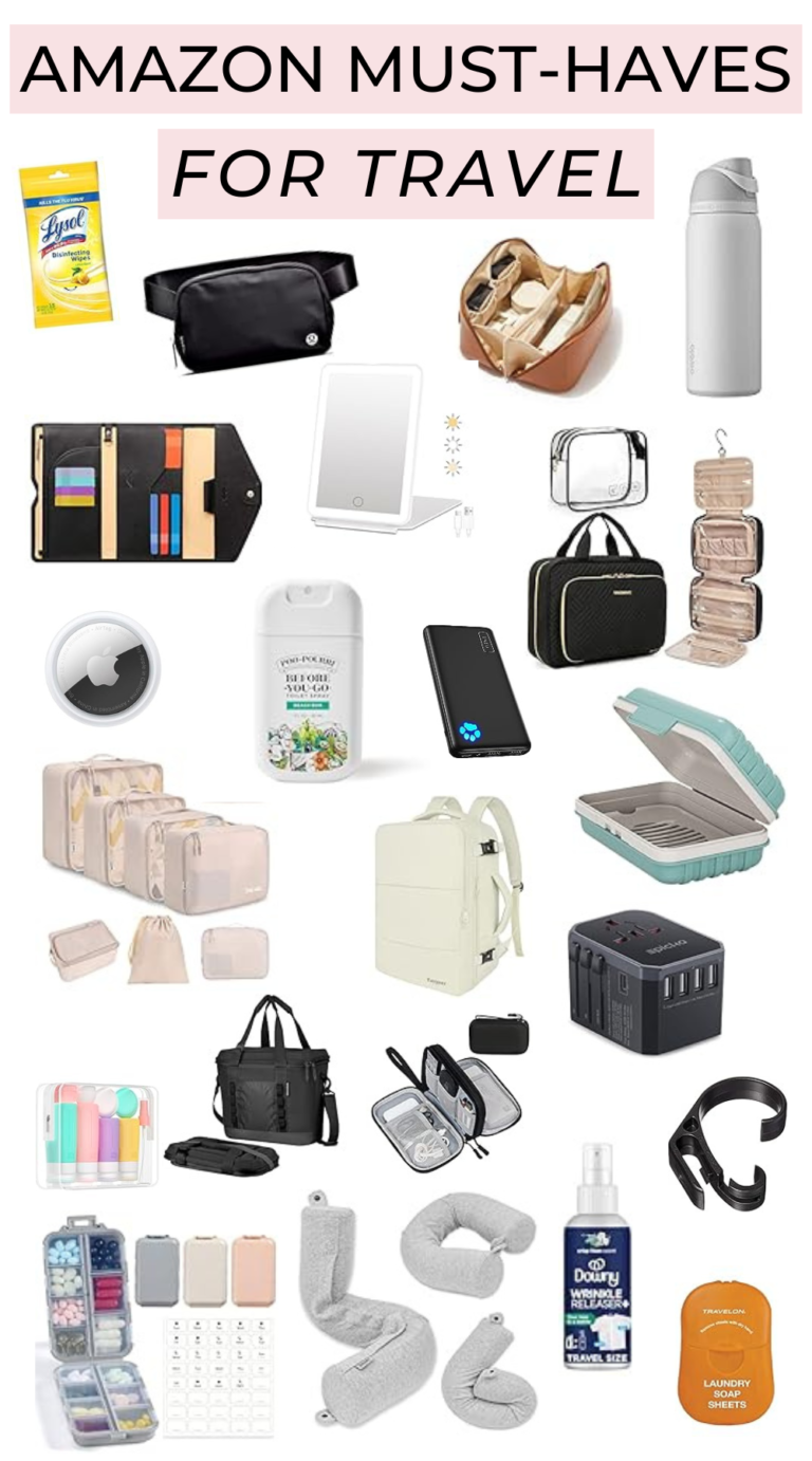 24 Amazon Travel Essentials that Are Must Haves For Your Next Trip