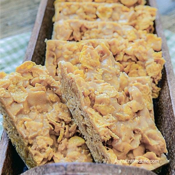 No-Bake Peanut Butter Corn Flake Bars