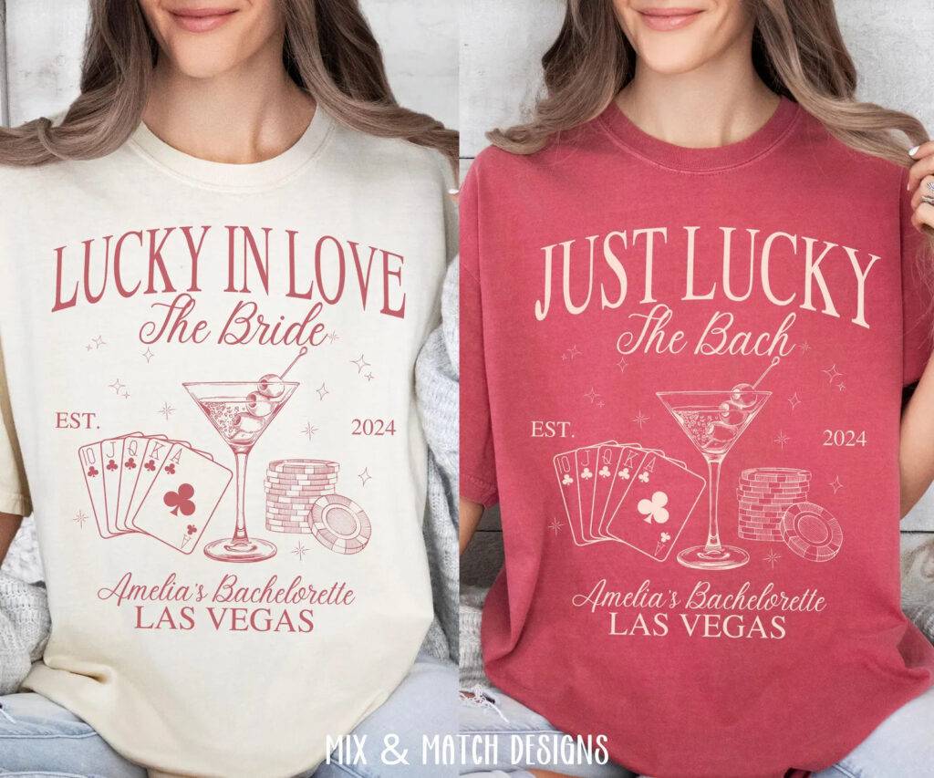 Lucky In Love Las Vegas Bachelorette Shirt