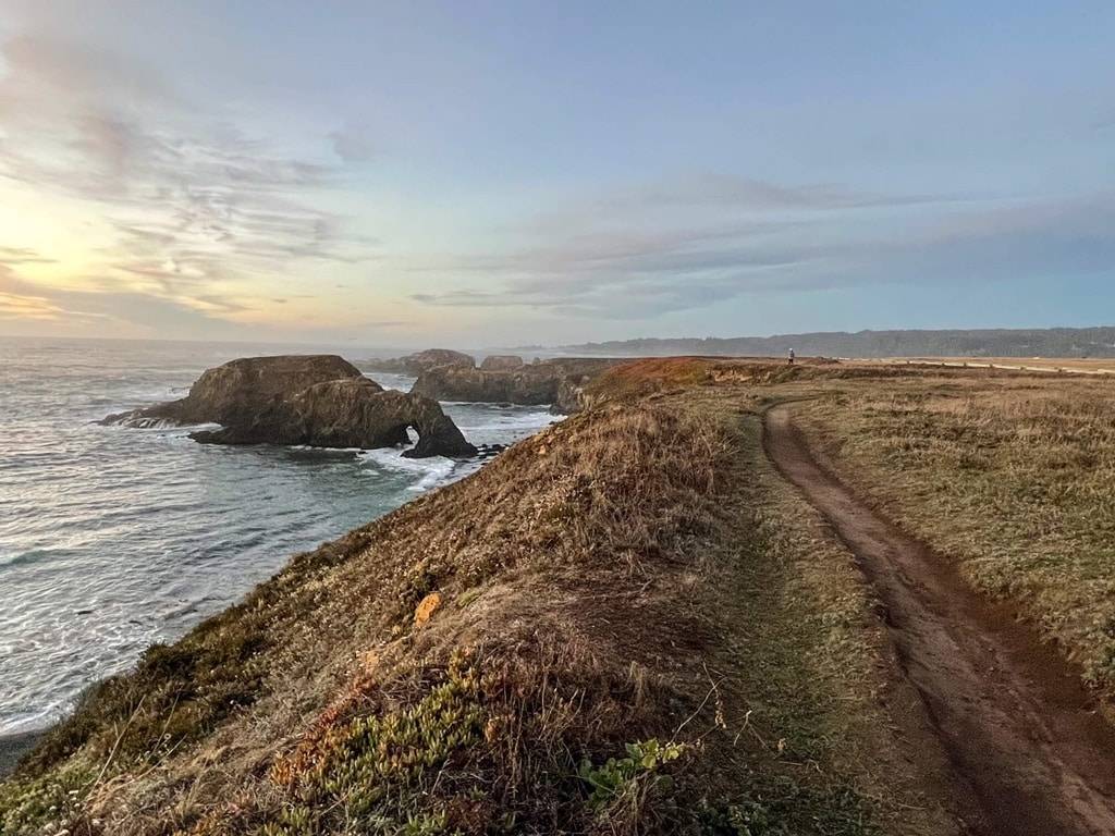 Mendocino, CA, coast line