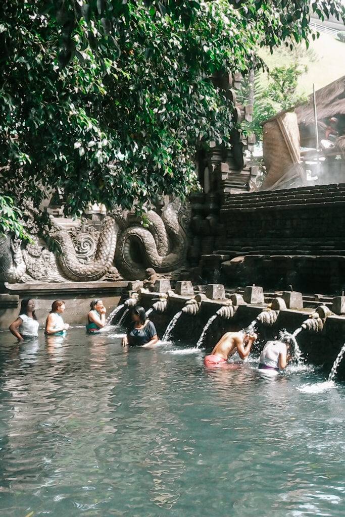 Sacred bath in Bali