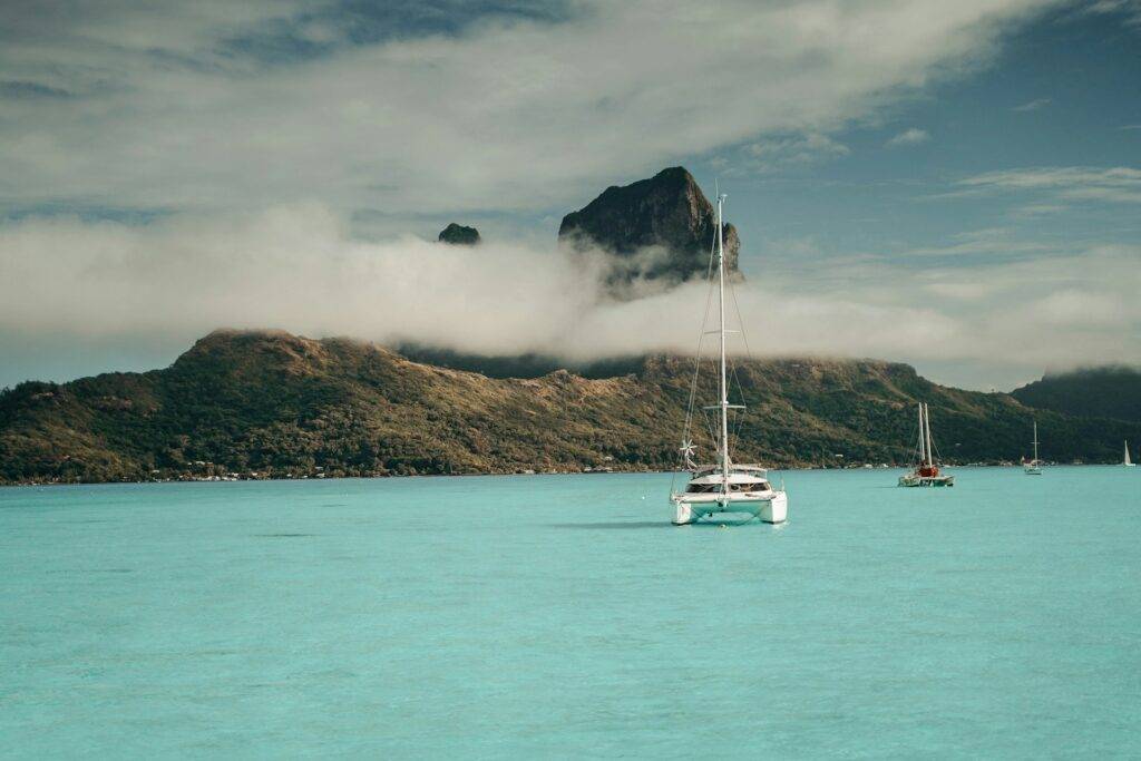 Sailing in Bora Bora