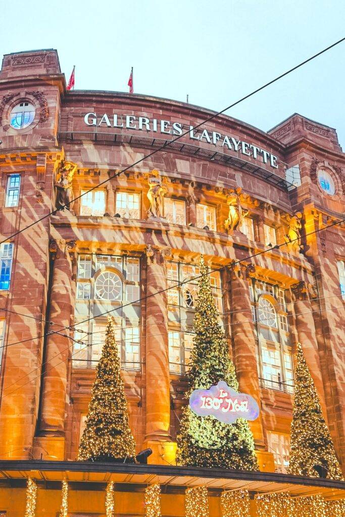 Galeries Lafayette at Christmas, Strasbourg