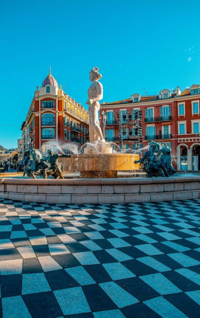 Fountain of the Sun in Nice, France