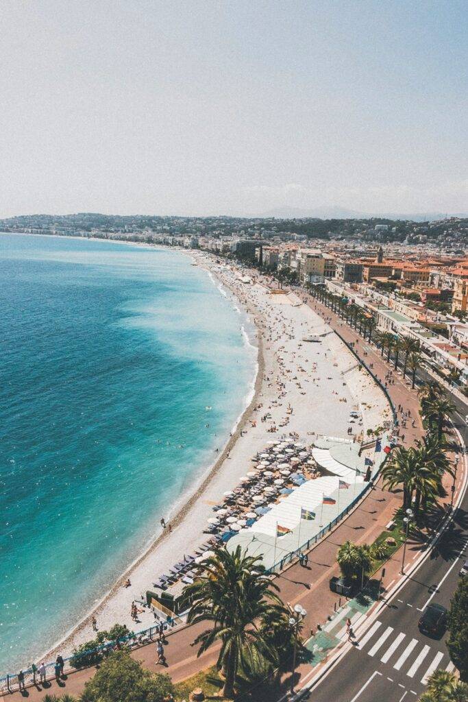 Panoramic view of NIce, France