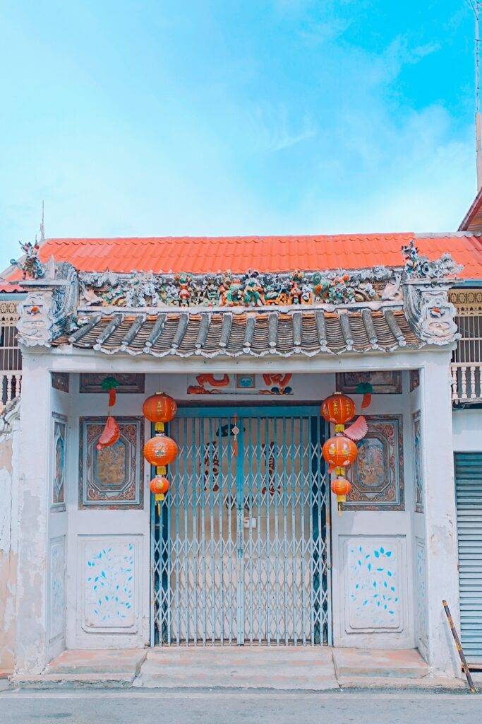 Historic home in Pakprak Heritage Street, Kanchanaburi