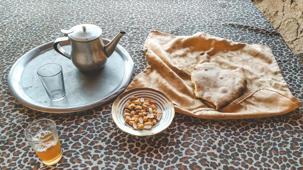 Snacks at the nomad Camp