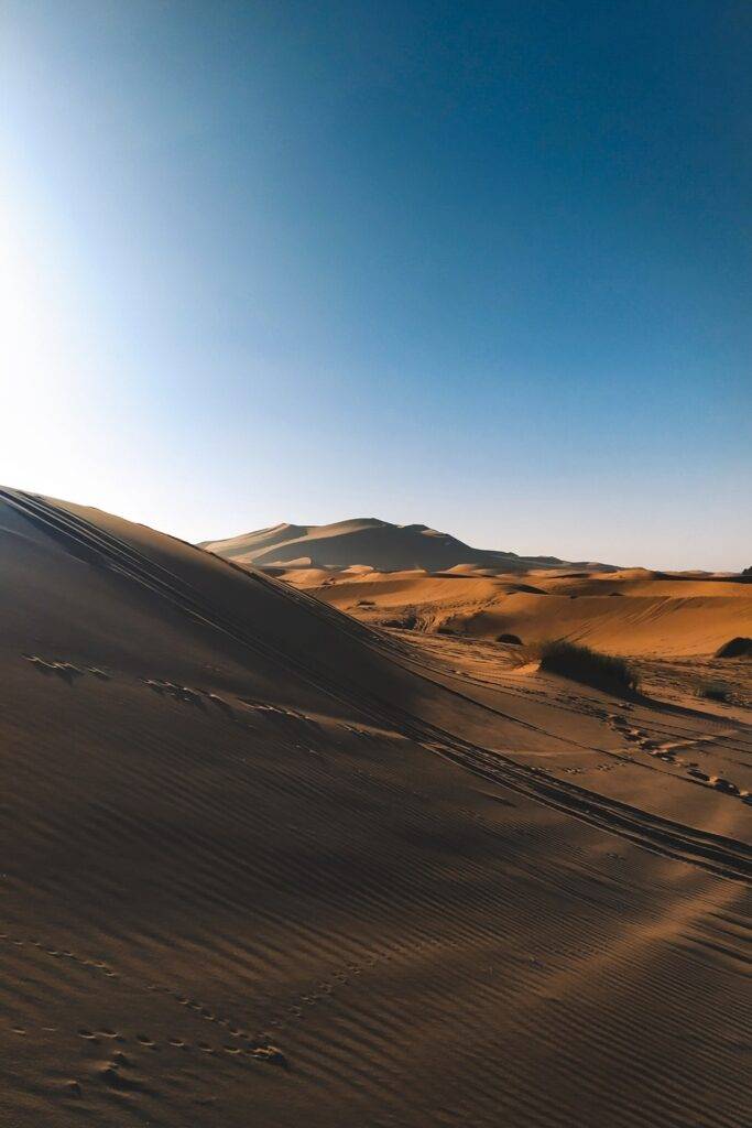 Merzouga sand dunes
