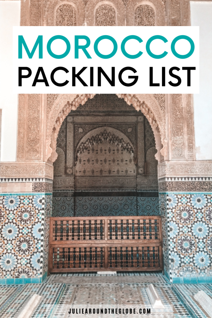 Morocco Packing List