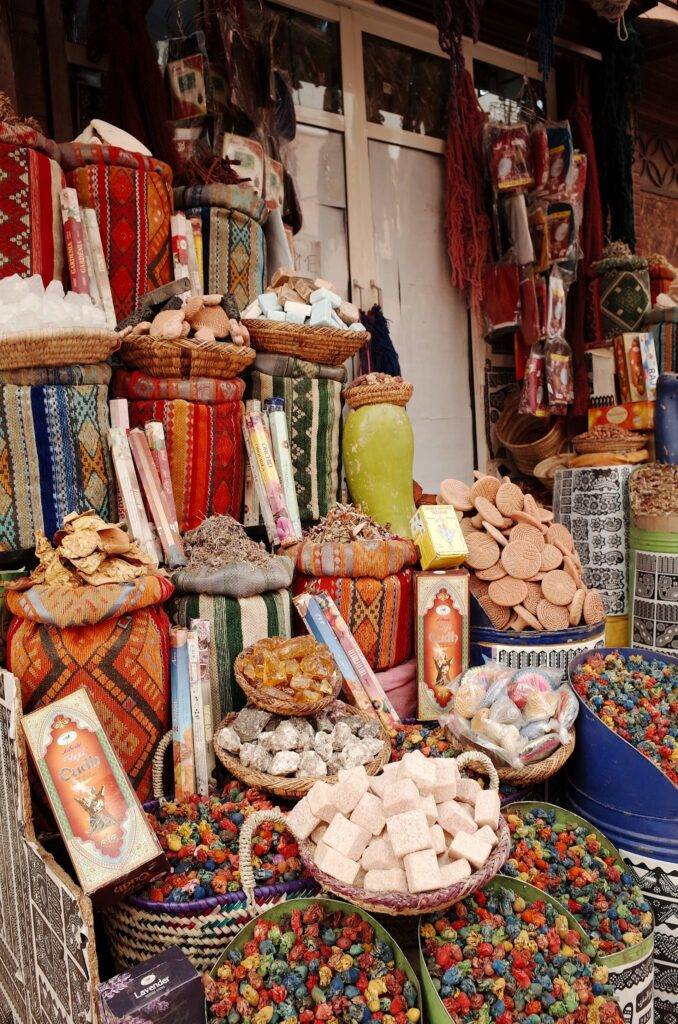 Souk in Marrakesh, Morocco