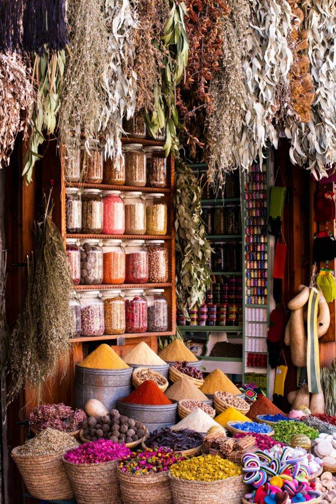 Souk in Marrakesh, Morocco