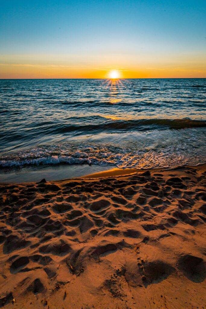 Oval Beach in Saugatuck, Michigan
