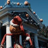 Halloween Decorations at Disneyland, CA