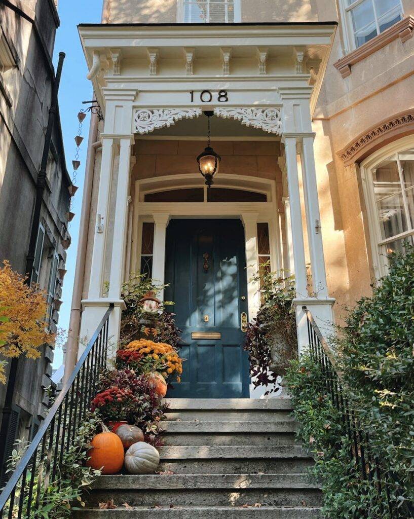 House decorated for Halloween, Savannah