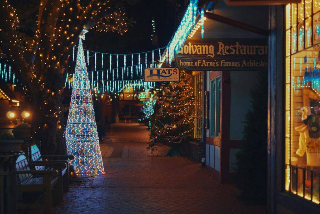 Solvang at Christmas
