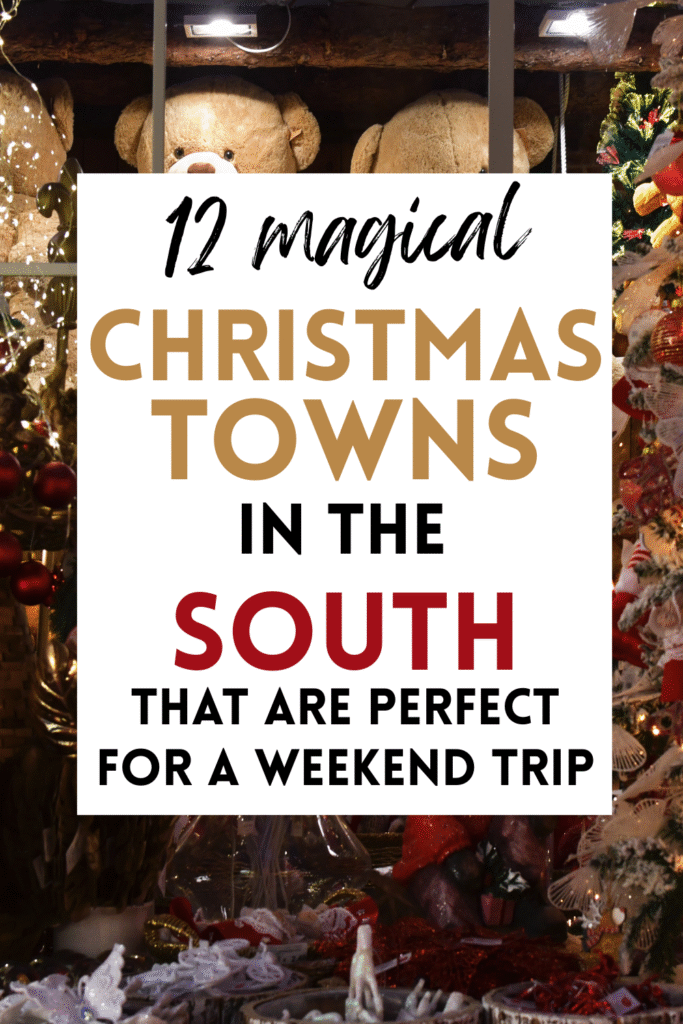 Christmas Towns in the South