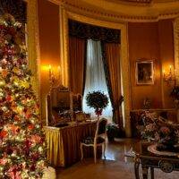 Christmas decorations at the Biltmore House in Asheville, NC.