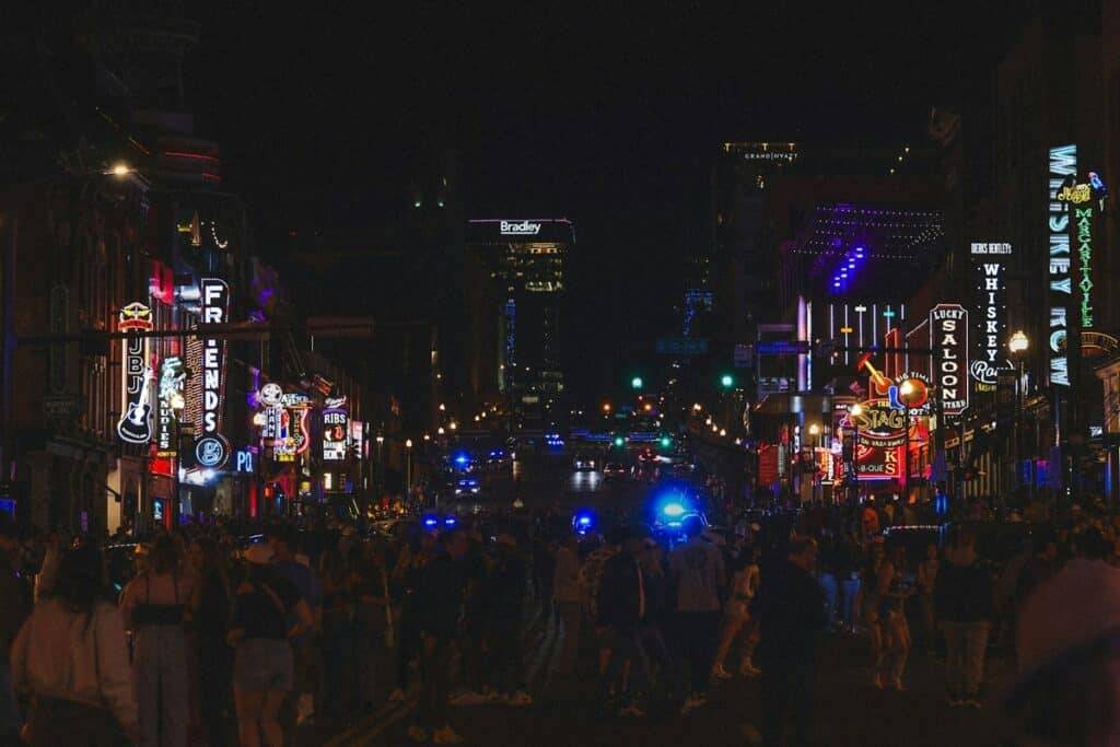 Nashville at night