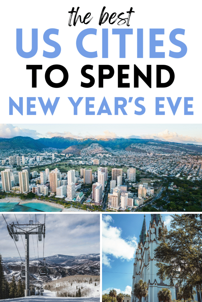 New Year's Eve destinations in the US