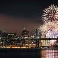 New Year's Eve fireworks, San Francisco